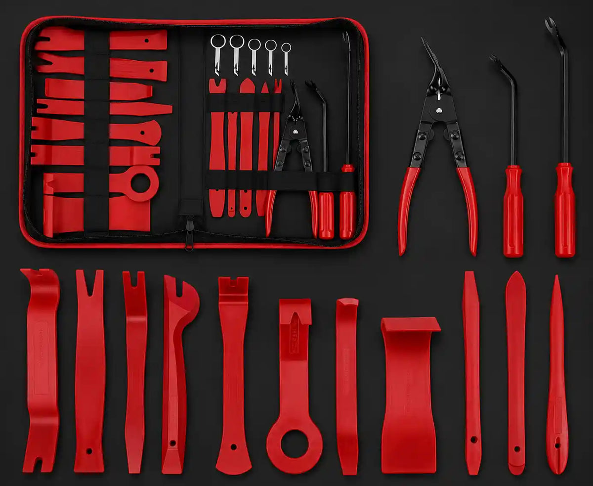 KIT DE PALANCAS TAPICERIA 19PC AUTO